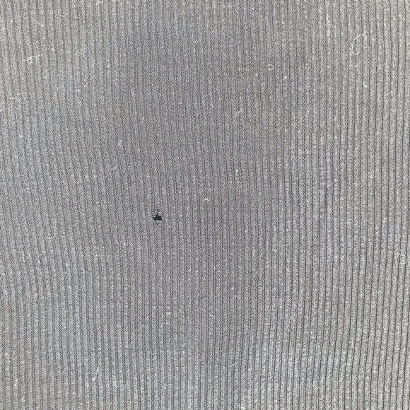 CLU Ruffle Ribbed Light Weight Black Cardigan M - Picture 11 of 11